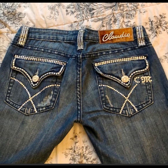 Claudio Milano designer jeans authentic size 26 - Picture 2 of 8
